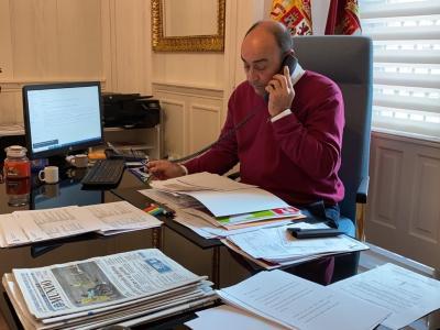 Imagen El presidente de la Diputación pide que se tenga en cuenta la excepcionalidad de Segovia en la crisis del COVID19