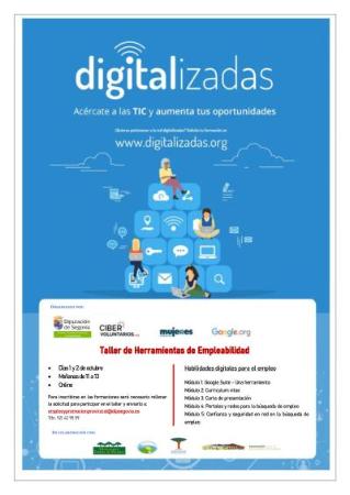 Imagen La Diputación de Segovia se une al proyecto formativo 'Digitalizadas' de la Fundación Cibervoluntarios